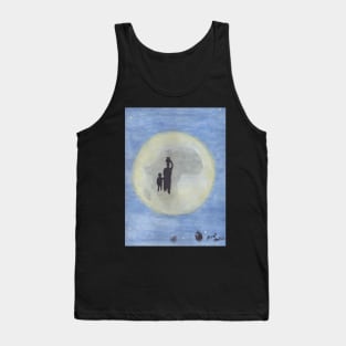 African Moon -"The meek shall inherit the Earth" Tank Top